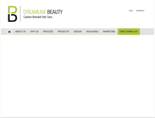 Tablet Screenshot of dreamlinebeauty.com